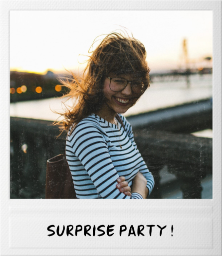 Snapshot - Double Sided - Surprise Party Invitation by Paperless Post