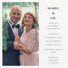 Split Square - Wedding Invitation by Paperless Post