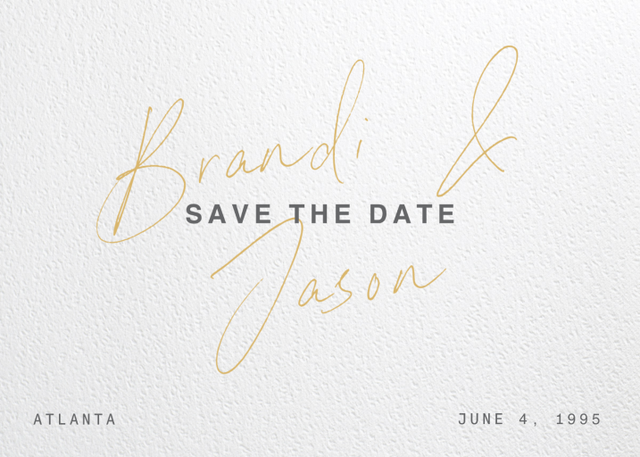 Sincerely Yours - Save the Date by paperless_post