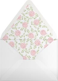 Watercolor Dahlias - Paperless Post Envelope