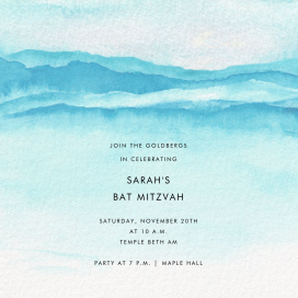 Piedmont - Bar & Bat Mitzvah Invitation by Paperless Post