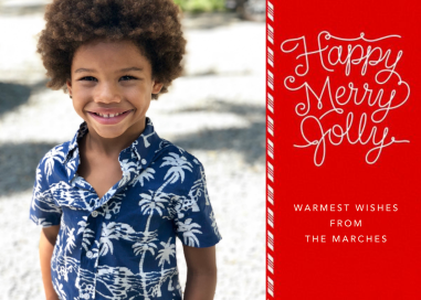 Happy Merry Jolly - Christmas Card by Paperless Post