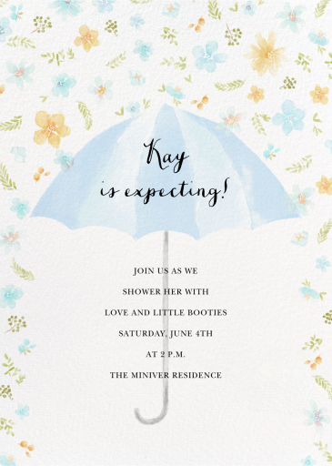Flower Shower - Baby Shower Invitation by Paperless Post