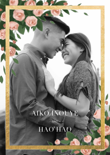 Teablossom (Photo Invitation) - Wedding Invitation by Paperless Post