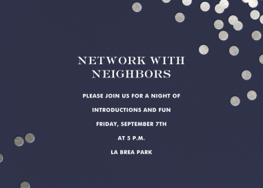 Confetti kate spade new york - Networking Event Invitation by kate spade new york