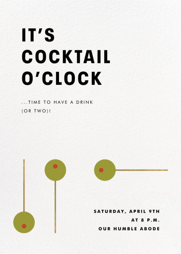 Pick Me - Cocktail Party Invitation by Paperless Post