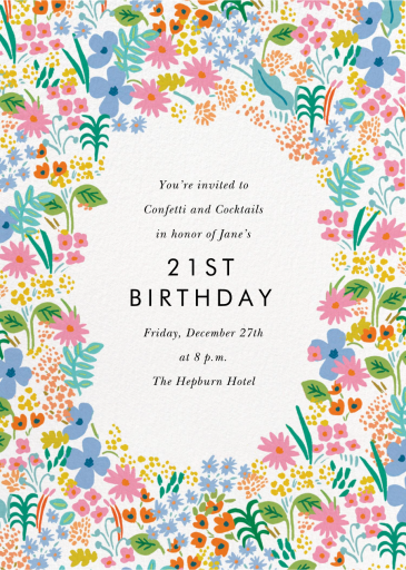 Spring Meadow - Party Invitation by Rifle Paper Co.