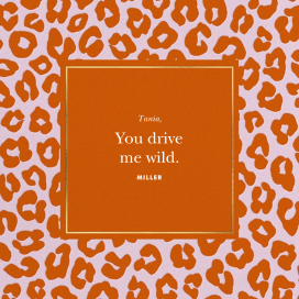 Leopard - Valentine's Day Card by kate spade new york
