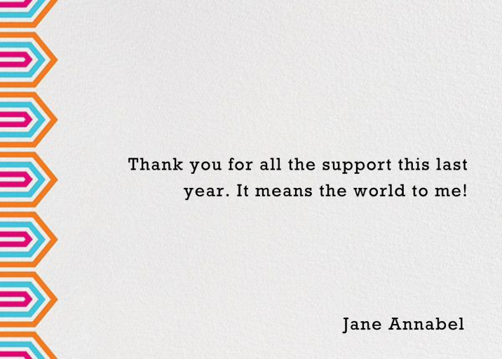 Bargello Side - Stationery by Jonathan Adler