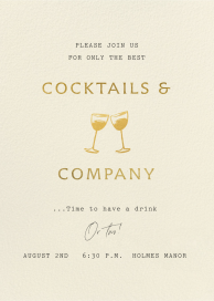 Make a Toast - Cocktail Party Invitation by Paperless Post