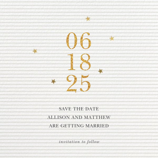 Stars Aligned - Save the Date by Sugar Paper