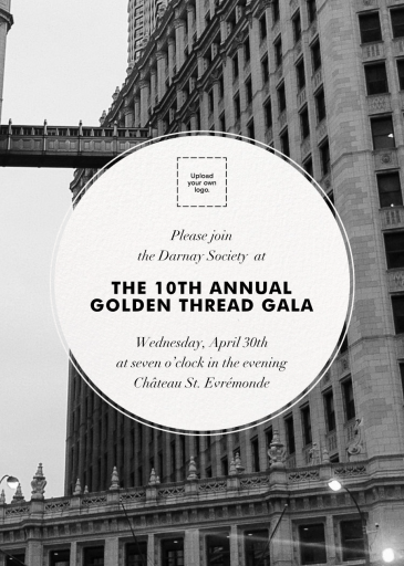 Orbit - Fundraiser Invitation by Paperless Post