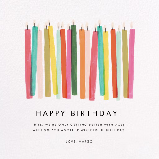 Candle Stand - Birthday Card by Rifle Paper Co.