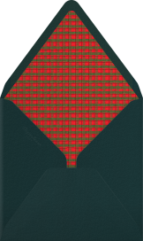 Plaid Wreath Frame - Paperless Post Envelope