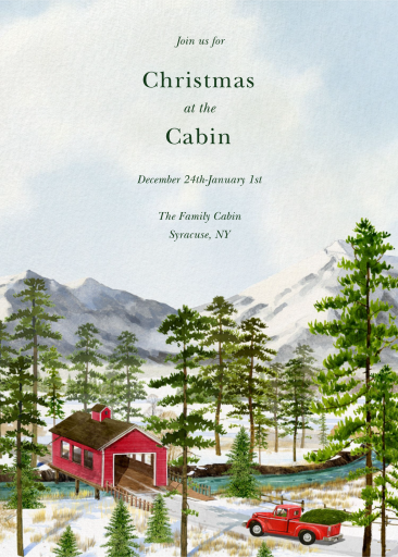 Christmas Farm - Christmas Party Invitation by Felix Doolittle