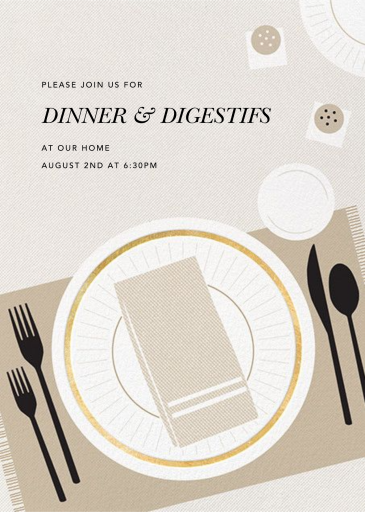 Places, Please - Dinner Party Invitation by Paperless Post
