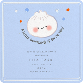 Baby Dumpling - Baby Shower Invitation by Hello!Lucky