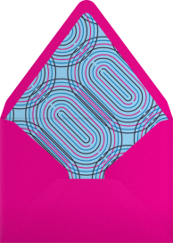 Neon Capitals - Paperless Post Envelope