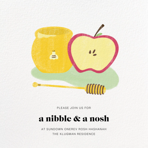 Sweet New Year - Rosh Hashanah Card by Paperless Post