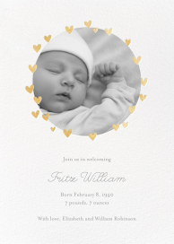 Little Heart Halo - Birth Announcement by Little Cube