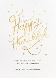 Starlit Hanukkah - Greeting Card by Rifle Paper Co.