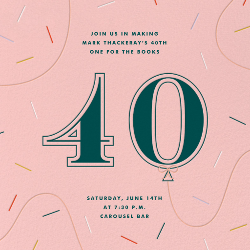 Balloon Drop - Invitation by Paperless Post