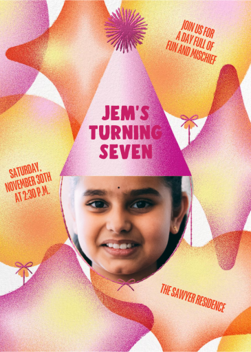 Bunch of Balloons Photo - Invitation by Paperless Post