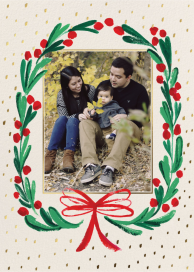 Holly Folly Photo - Holiday Card by Mr. Boddington's Studio