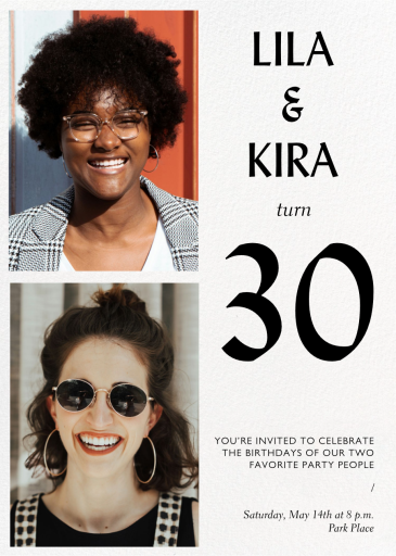 Joint Celebration - Birthday Invitation by Paperless Post