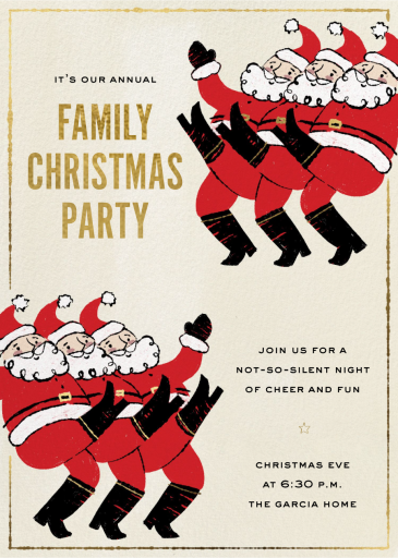 Santa Spectacular - Christmas Party Invitation by Paperless Post