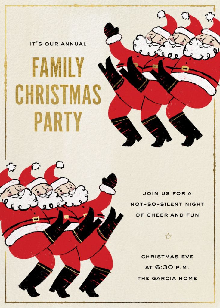 Santa Spectacular Invitation