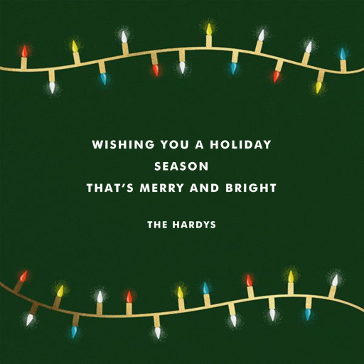 The Golden Thread - Christmas Card by Paperless Post - Back