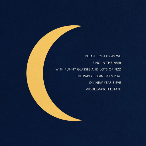 Crescent by Paperless Post