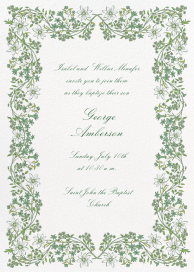 Chalet Chintz (Holly Hollon) - Baptism & Christening Invitation by Dogwood Hill