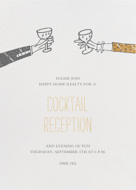 Meet Me at Midnight - Cocktail Party Invitation by Mr. Boddington's Studio