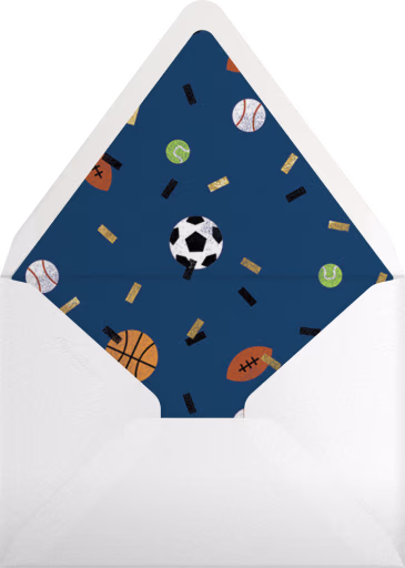 Ball and Bats - Paperless Post Envelope