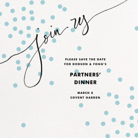 Join Us (Dots) - Event Save the Date by Linda and Harriett