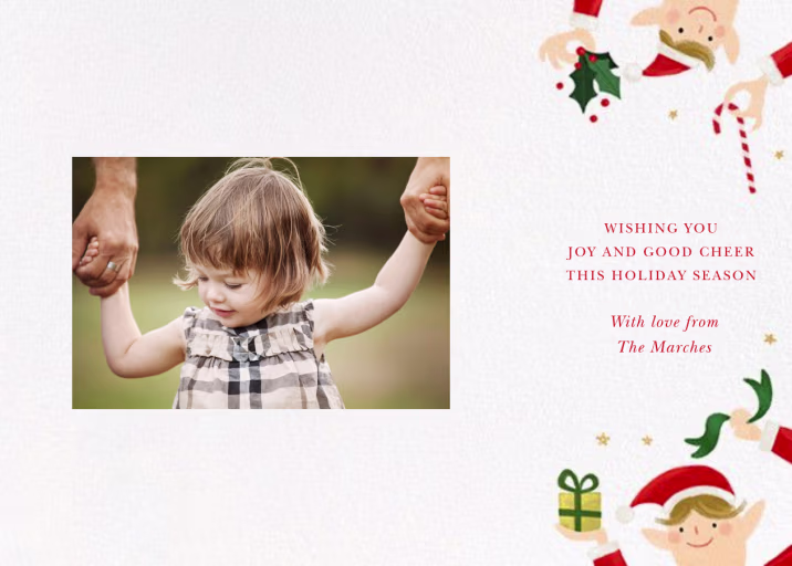 Little Elves (Photo) - Christmas Card by Paperless Post