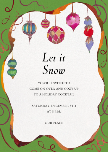 I Adorn You - Holiday Party Invitation by Happy Menocal