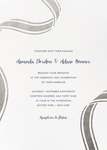 Ellis Hall II - Wedding Invitation by kate spade new york