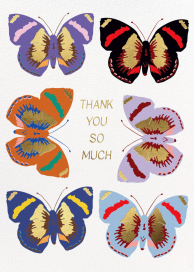 Butterfly Variants - Thank You Card by Hartland Cards
