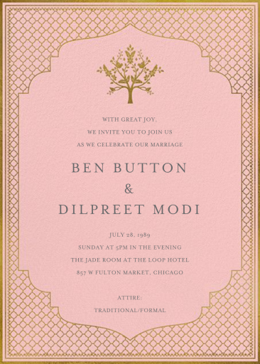 Abhitha - Indian Wedding Invitation by Anita Dongre