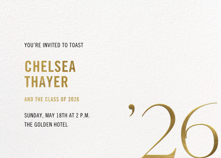 Grand Year - Graduation Party Invitation by Paperless Post