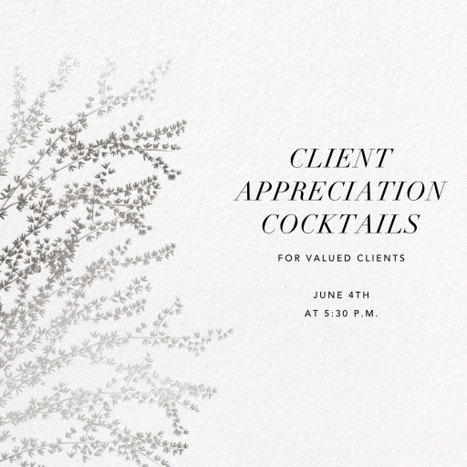 Forsythia Branch - Cocktail Party Invitation by Paperless Post