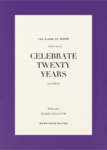 A La Mode - Alumni Event Invitation by Paperless Post