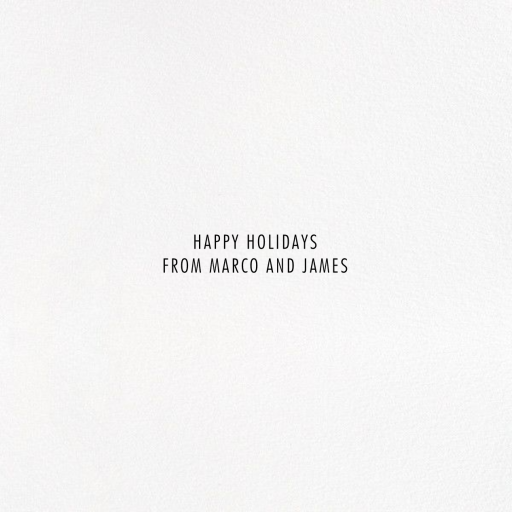 Evoke Photo - Holiday Card by Kelly Wearstler - Back