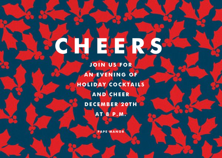 Holly Cheers by Linda and Harriett