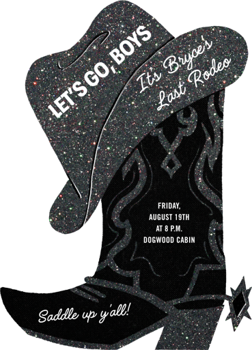 Rodeo - Bachelor Party Invitation by Paperless Post