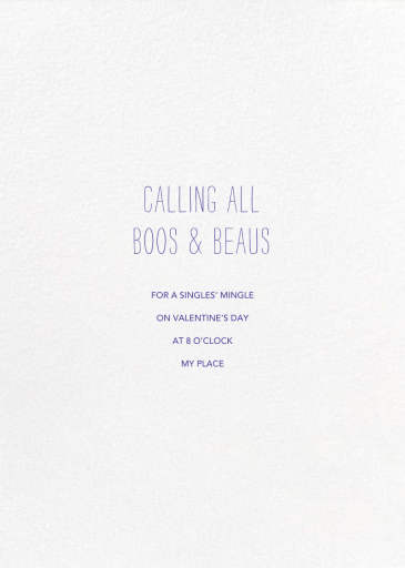 Dessert Table (Kelsey Garrity Riley) - Valentine's Day Invitation by Red Cap Cards - Back