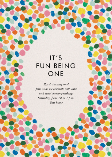 Feliz Invitation - First Birthday Invitation by Rifle Paper Co.